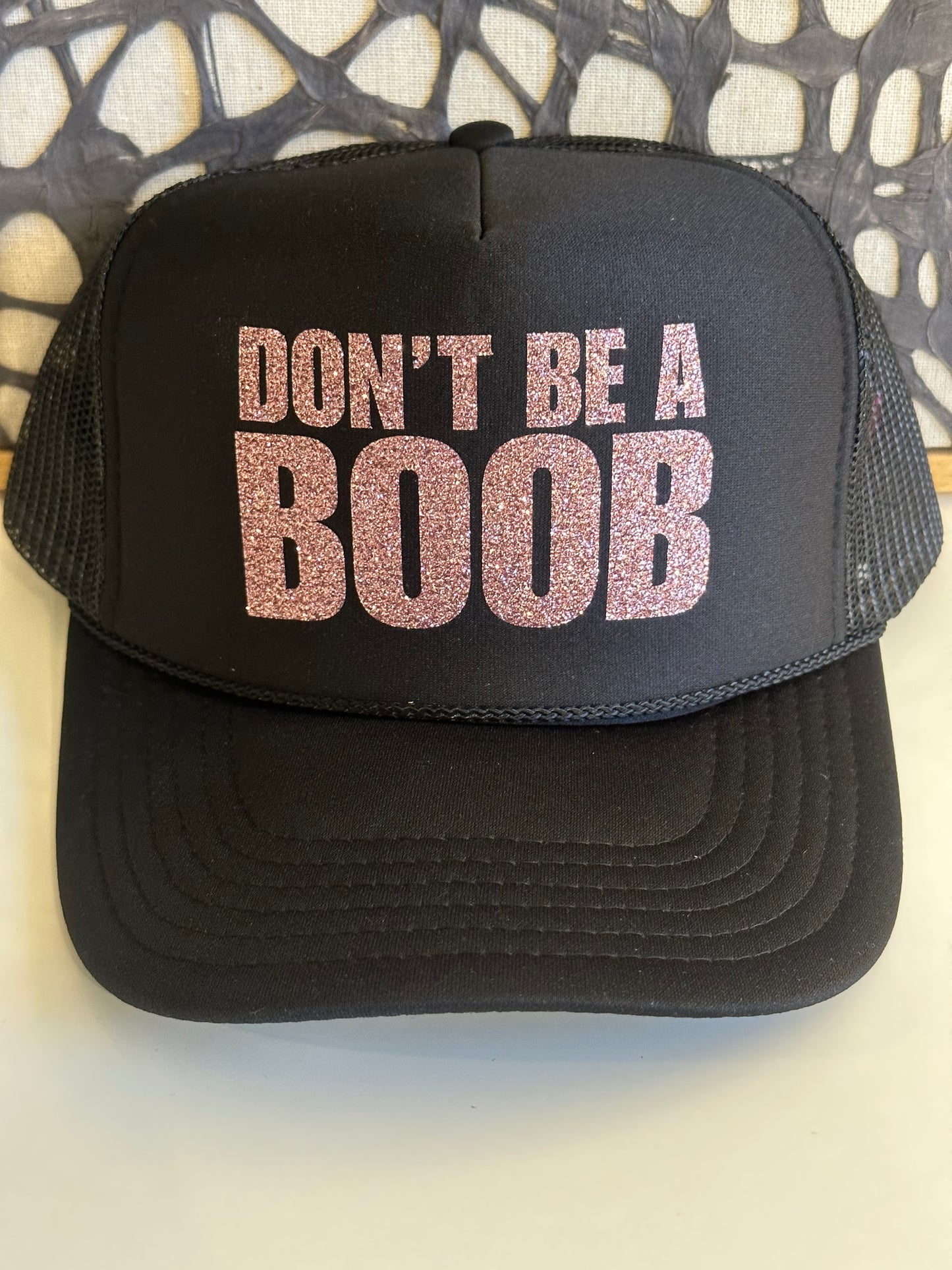 Don't Be a Boob - Black Trucker