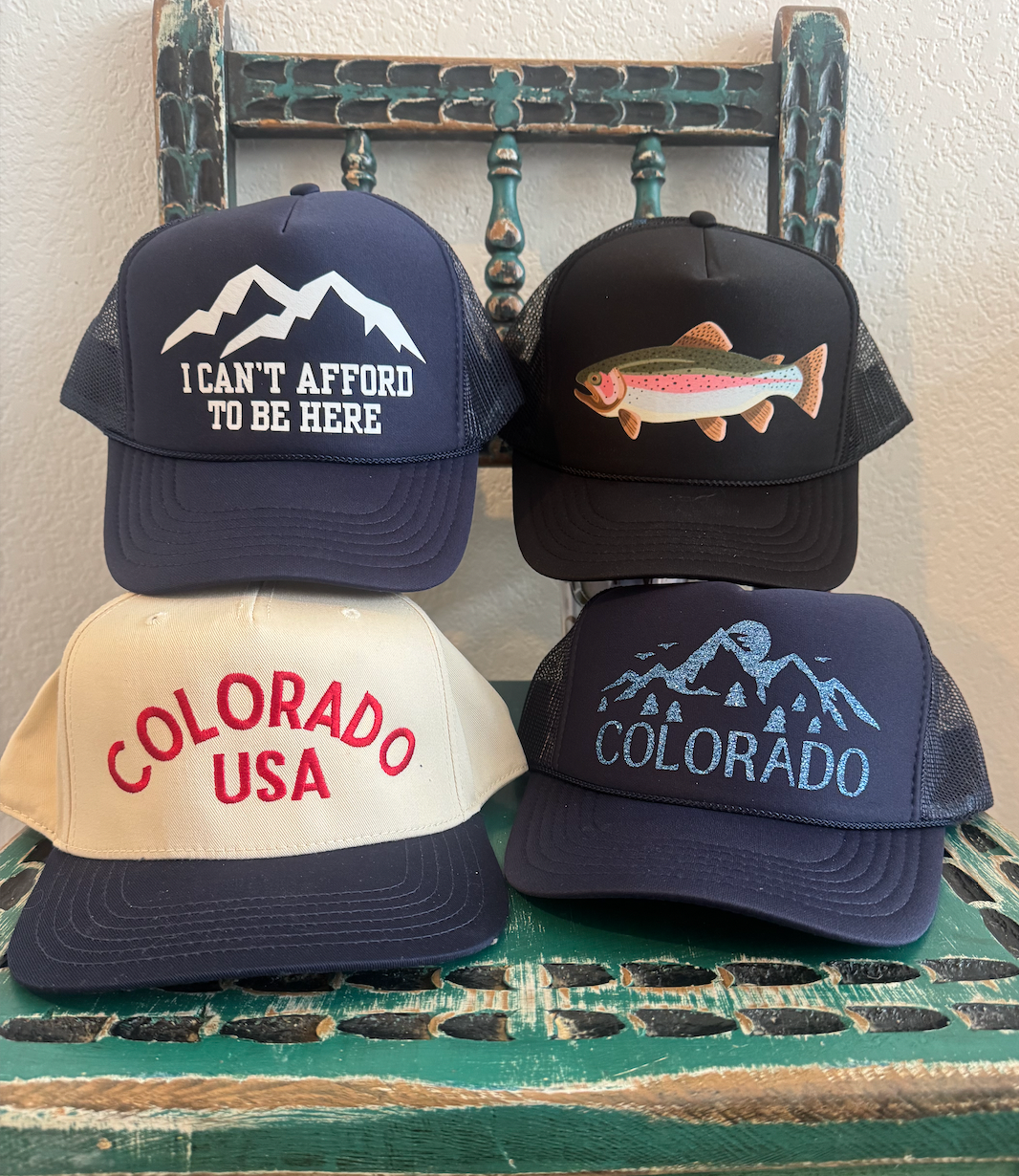 MOUNTAINS COLORADO navy trucker