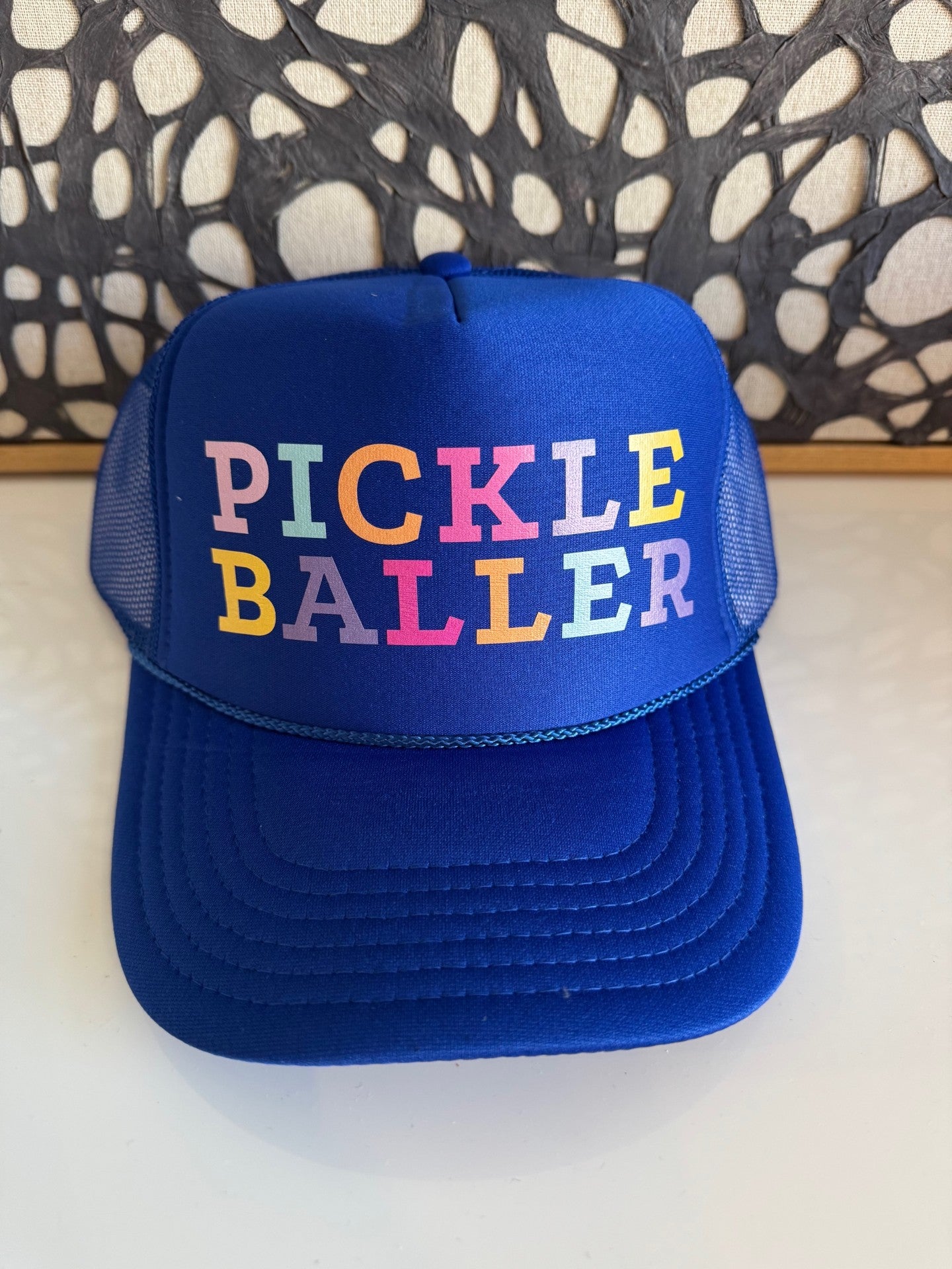 Colorful Pickleballer - Royal Trucker
