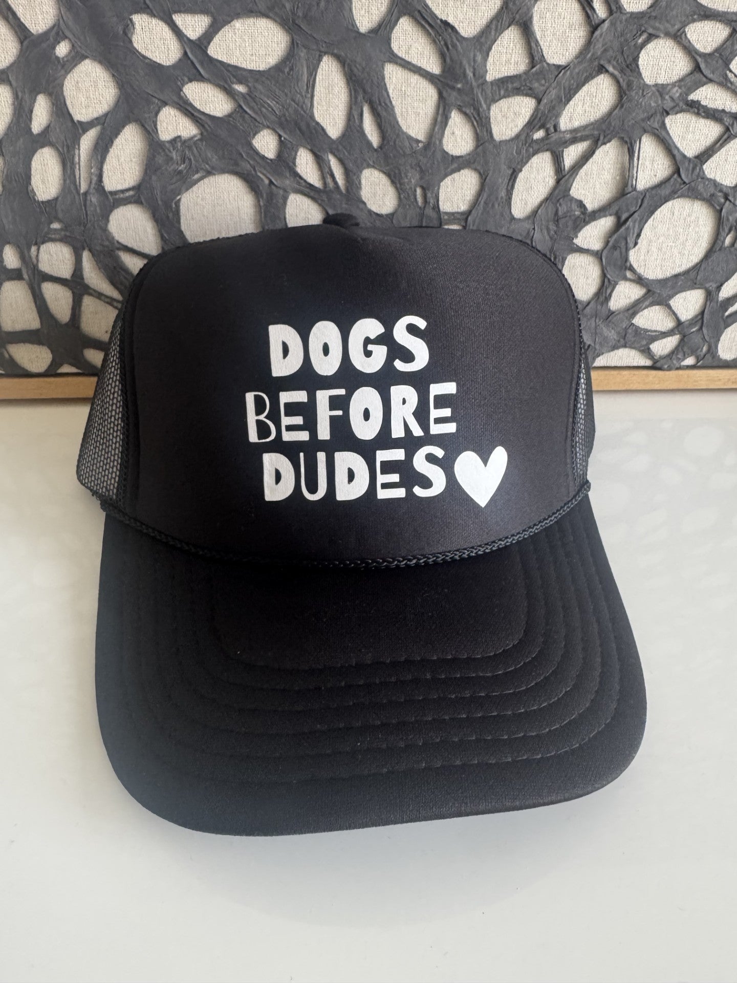 Dogs Before Dudes - Black Trucker