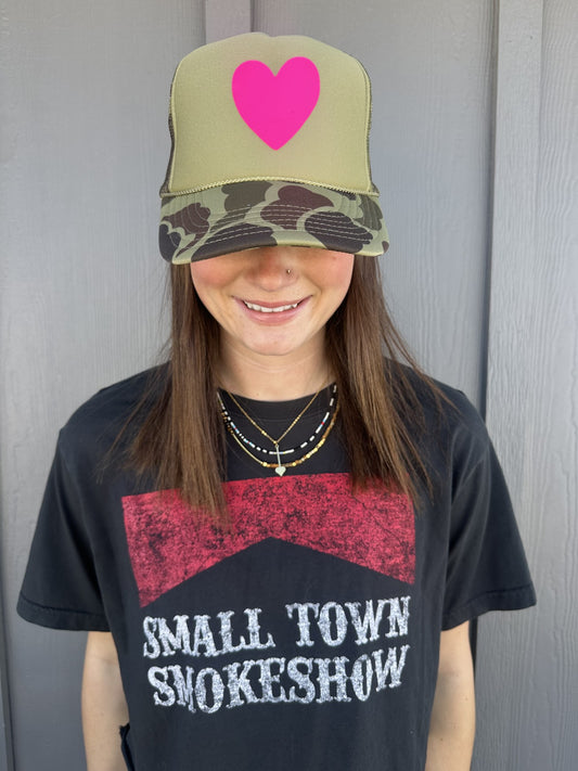 Artsy Heart - Camo Split Front