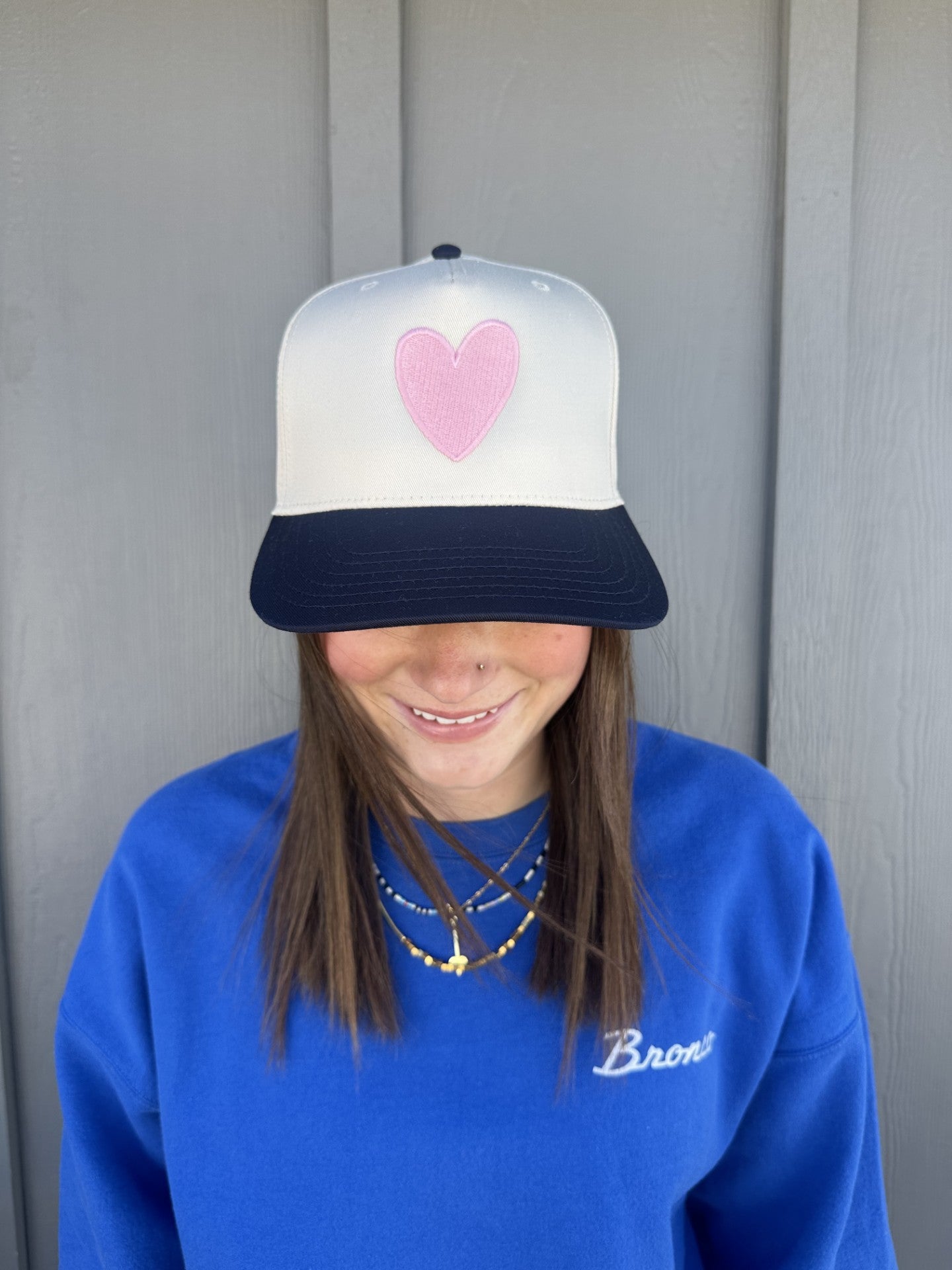 Artsy Heart - Mid Profile Baseball Cap Embroidered Font