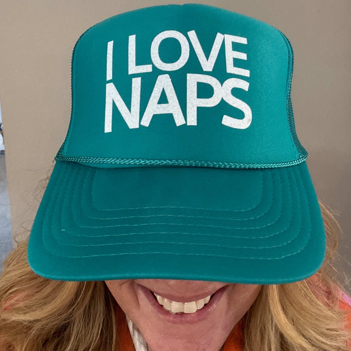 Midlifers I Love Naps jade trucker