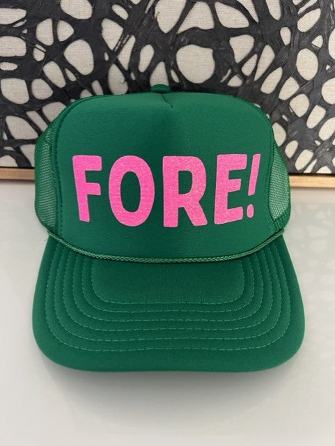 FORE - Kelly Green Trucker