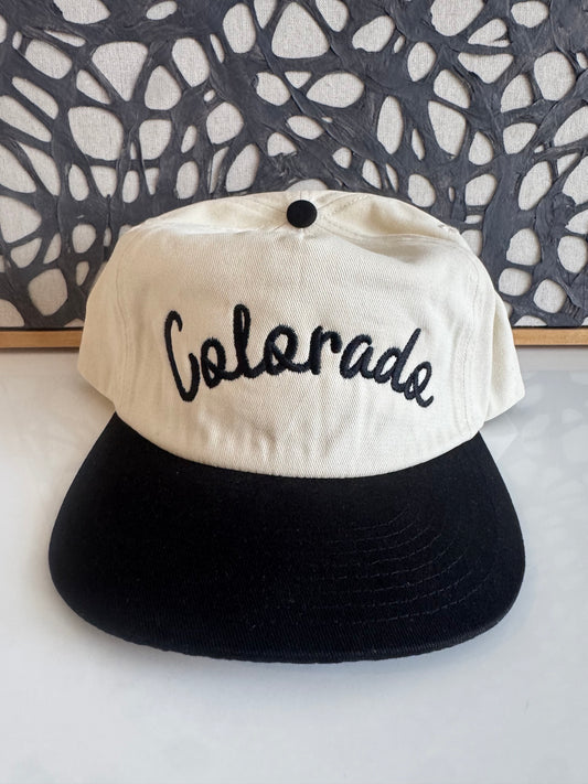 Colorado embroidery canvas trucker