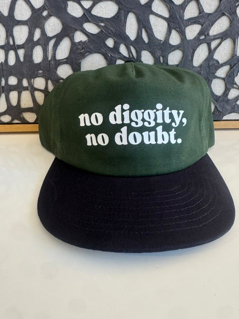 no diggity, no doubt canvas hat.
