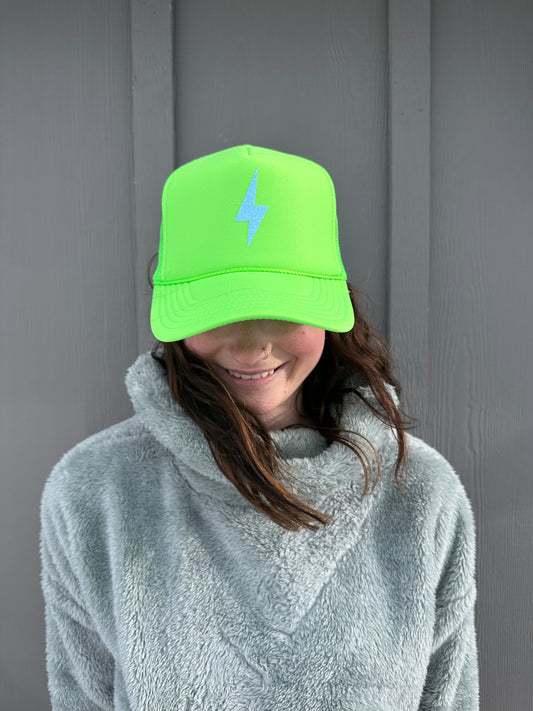 Bolt - Neon Green Trucker