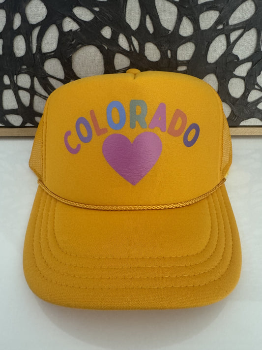 Youth Colorful Colorado - Yellow Trucker