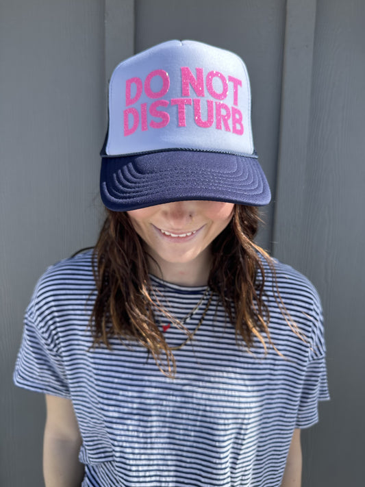 Do Not Disturb - Navy/White Trucker