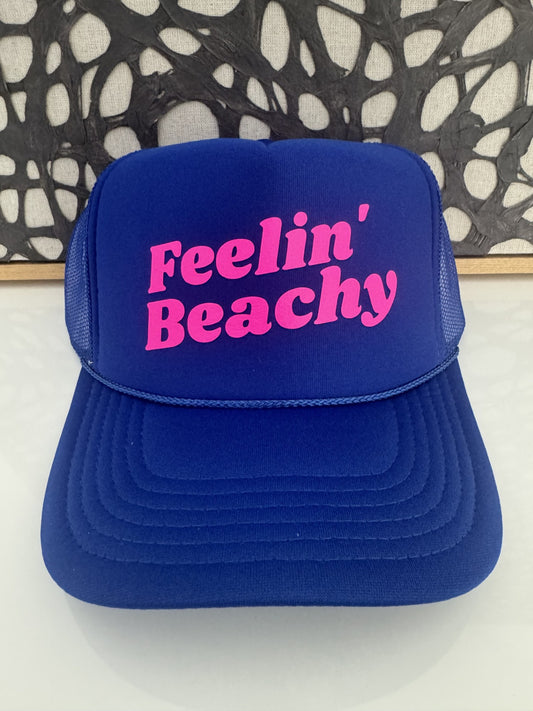 Feelin' Beachy - Royal Blue Trucker