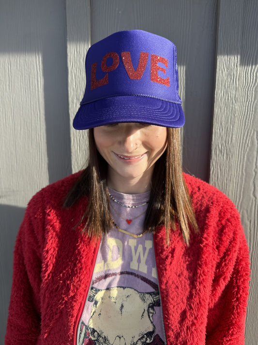 Love - Purple Trucker