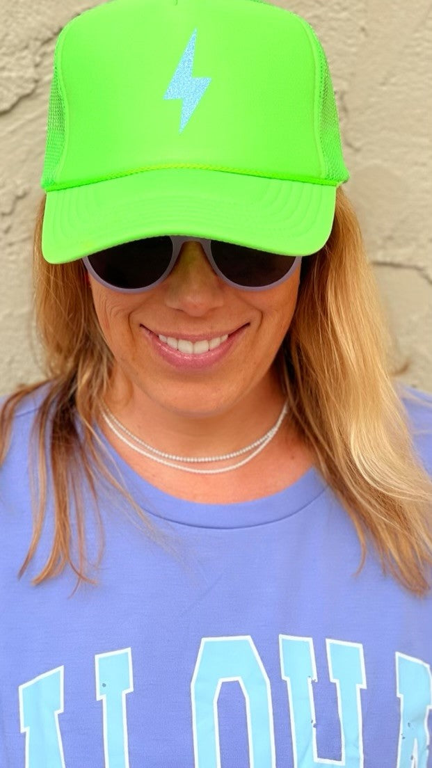 Bolt - Neon Green Trucker