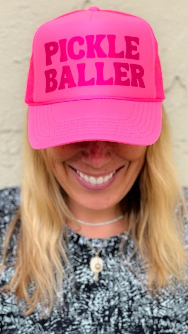 Pickleballer - Neon Pink Trucker