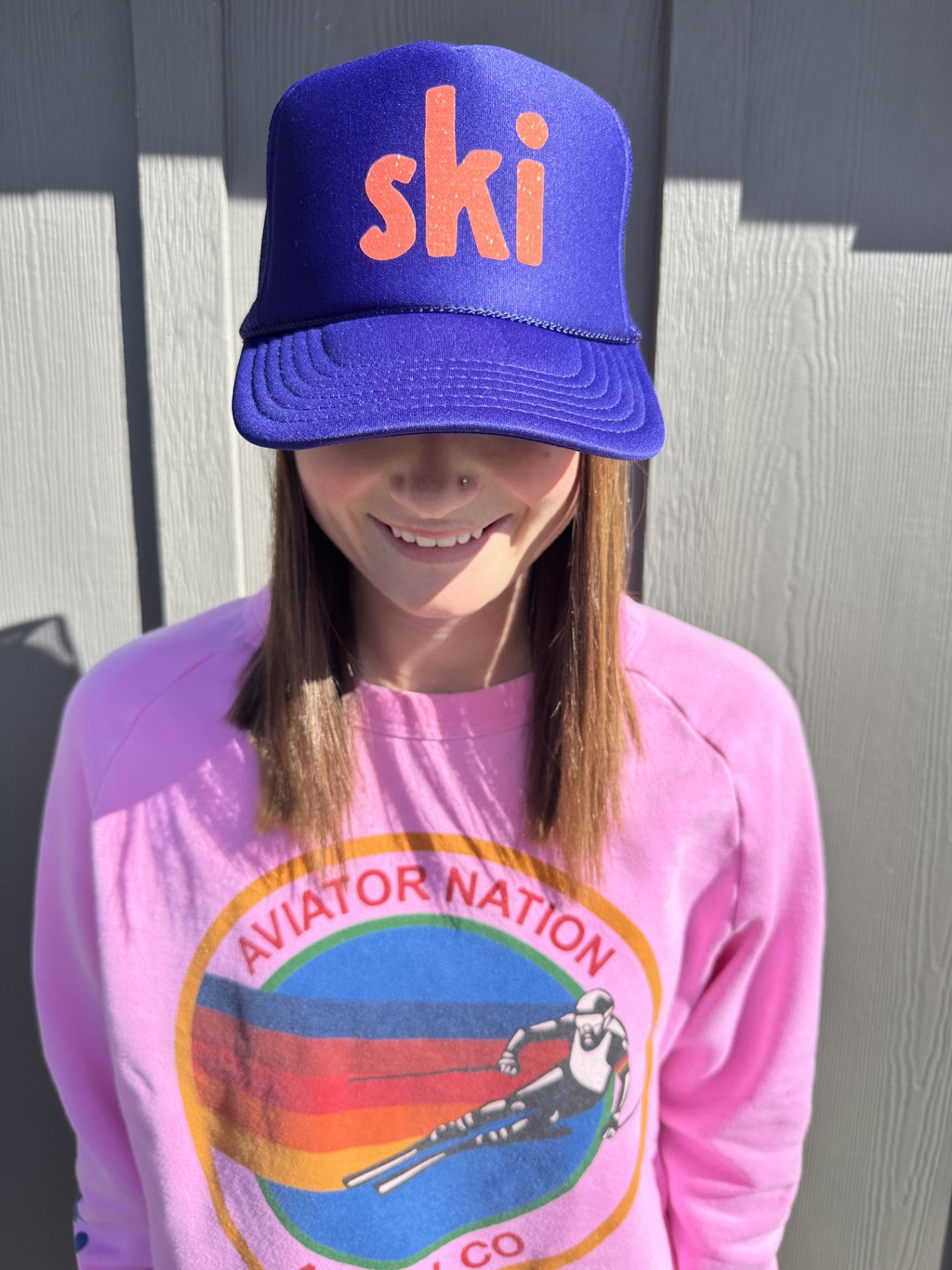 Ski - Purple Trucker