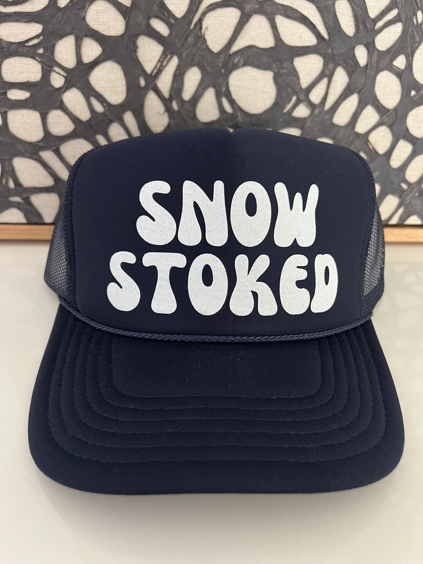 Snow Stoked - Navy Trucker