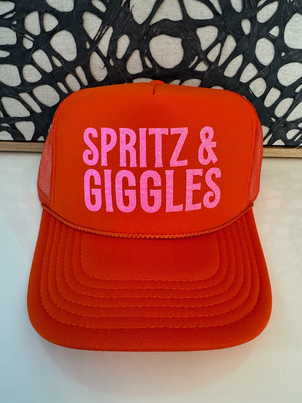 Spritz & Giggles - Orange Trucker