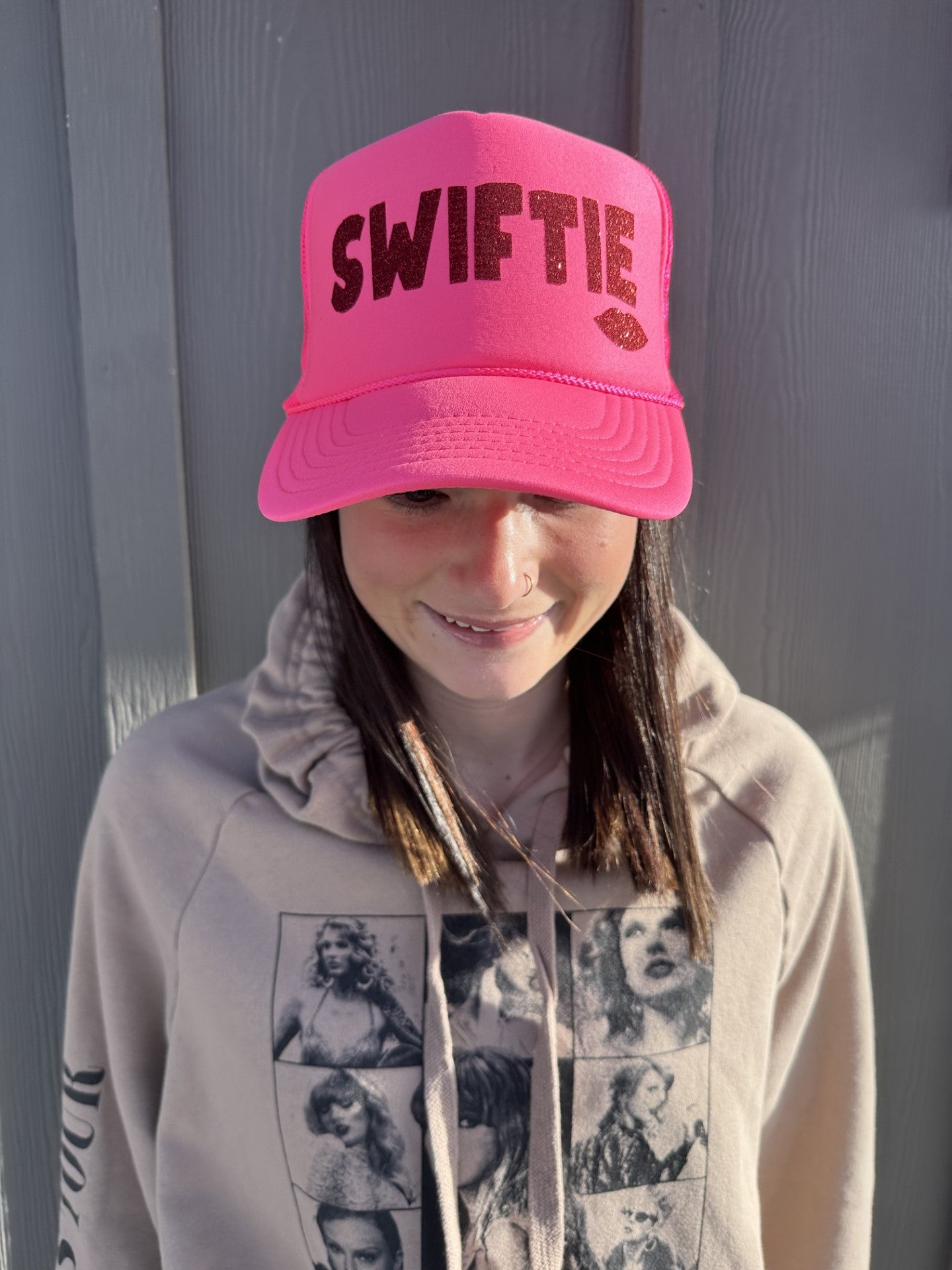 SWIFTIE - Neon Pink Trucker