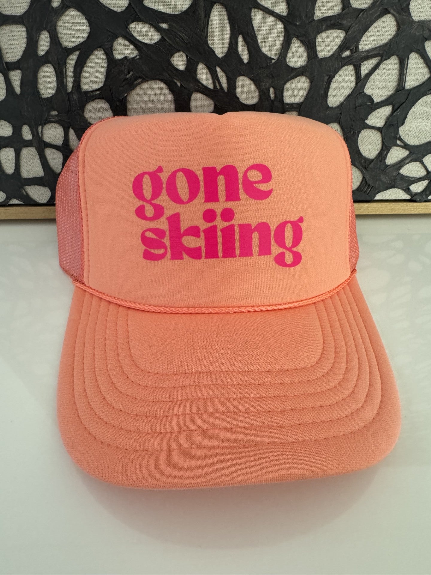 Gone Skiing - Coral Trucker