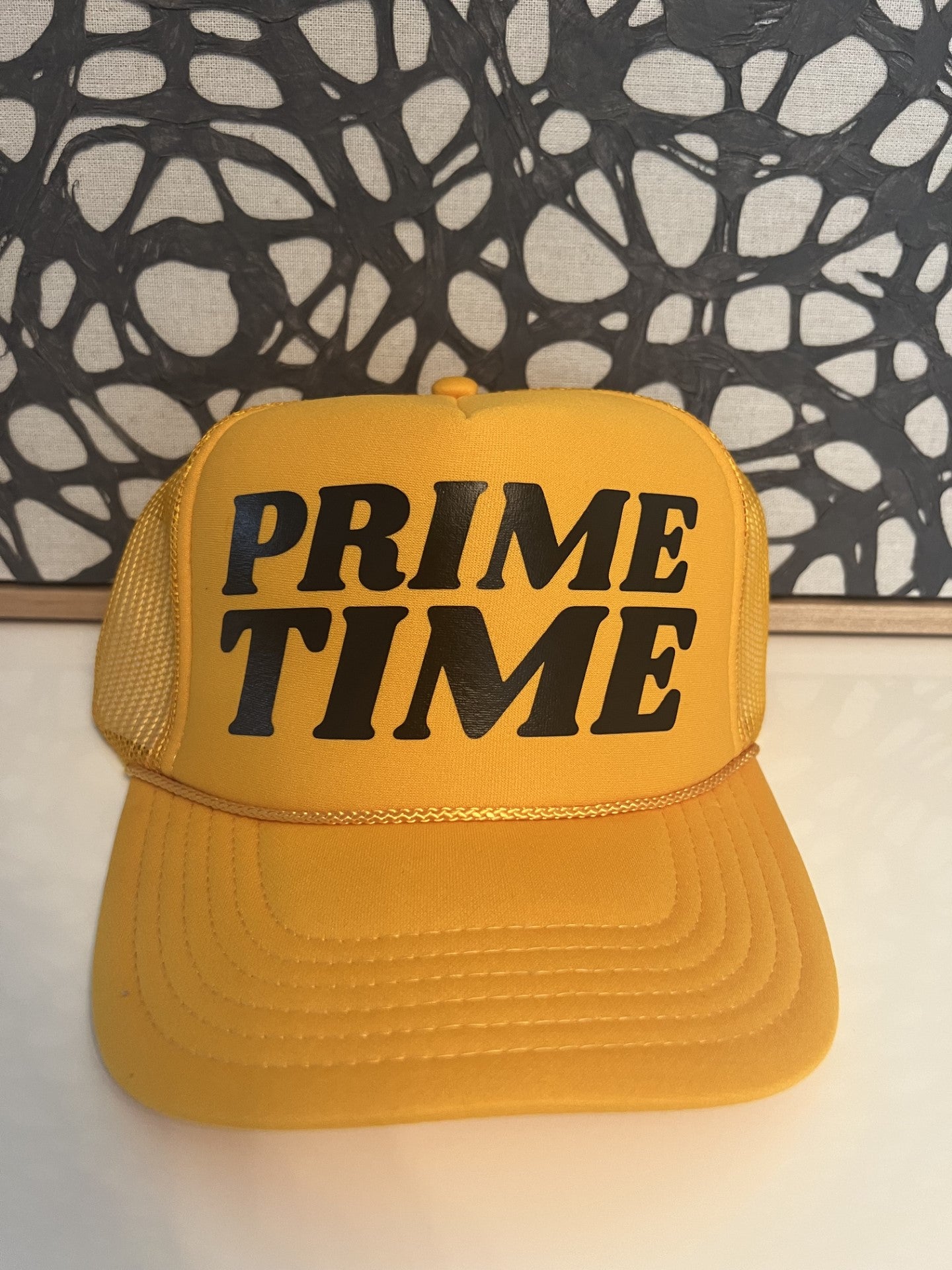 Prime Time- Gold Trucker hat