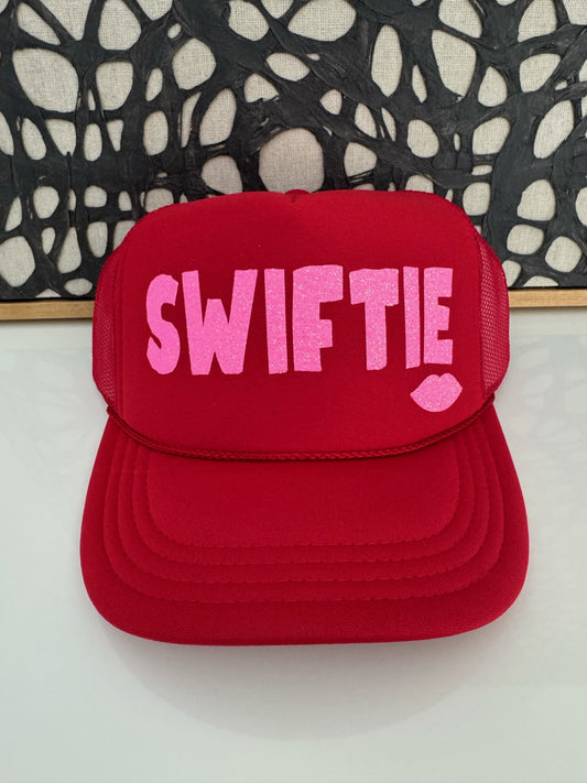 Youth Swiftie Hat - Red Trucker