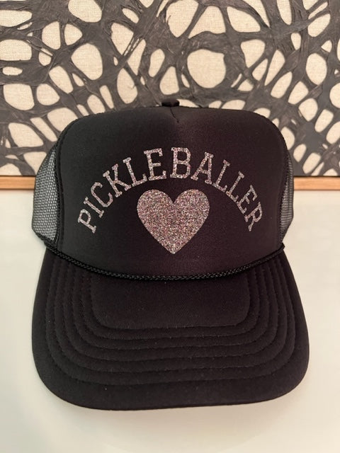 Pickleballer - Black Trucker