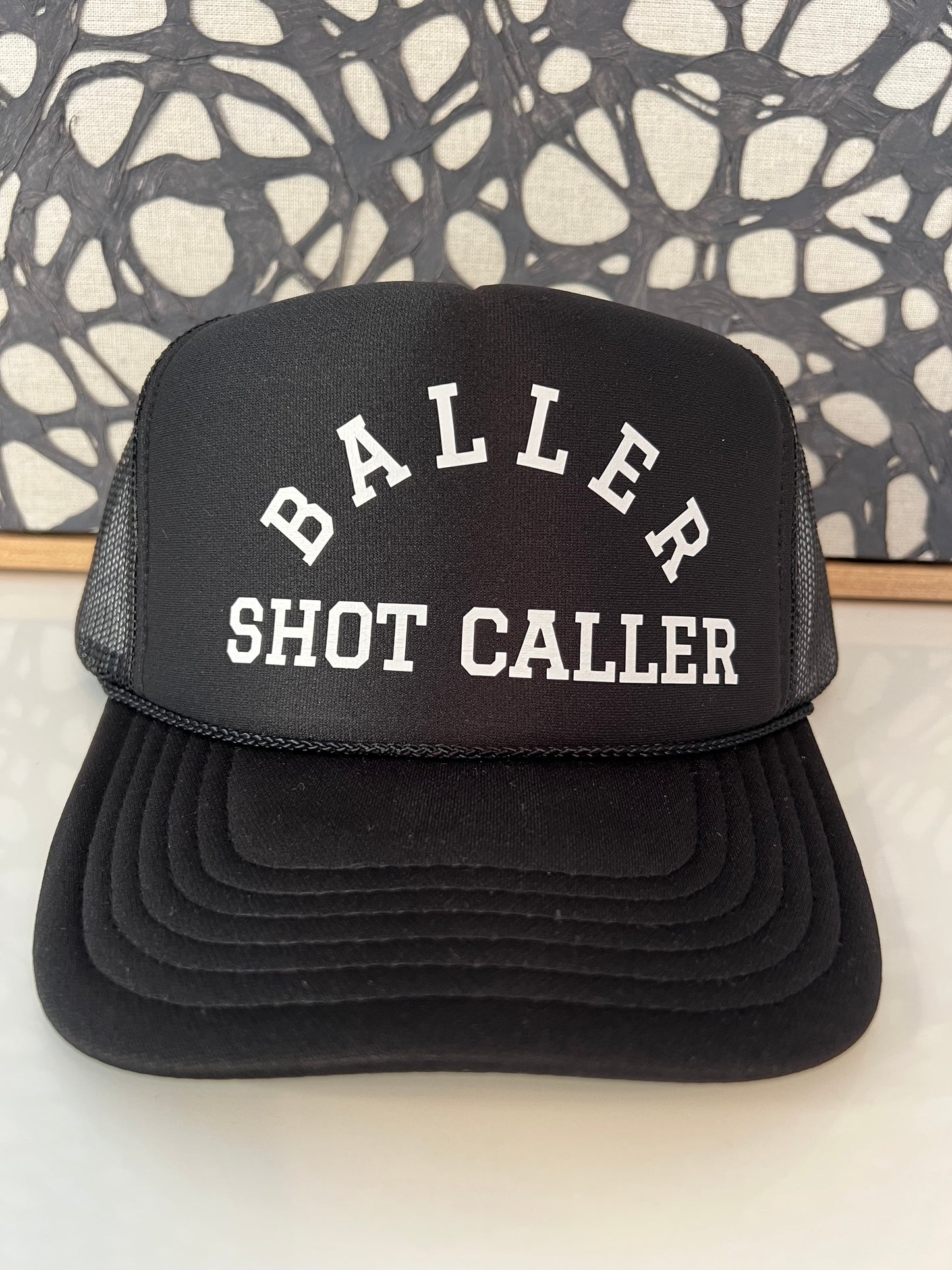 Baller Shot Caller - Black Trucker