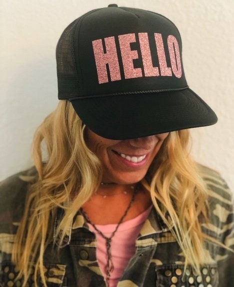 Hello - Army Green Trucker