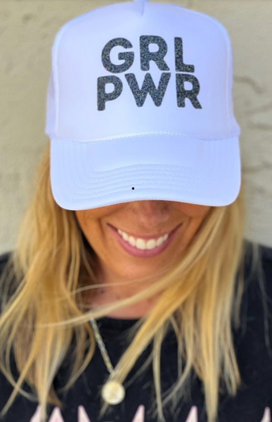 Grl Pwr - White Trucker