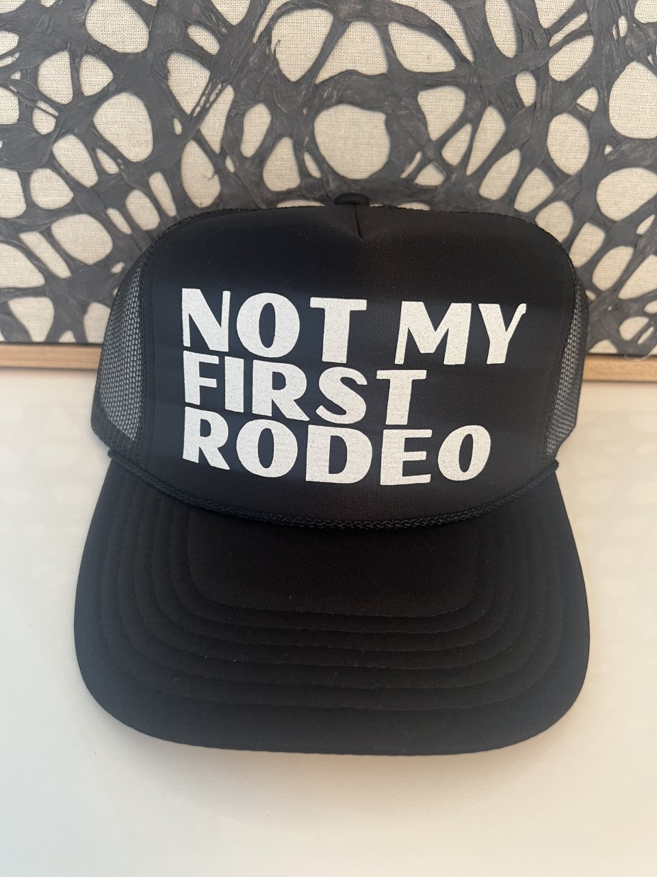 Not My First Rodeo - Black Trucker