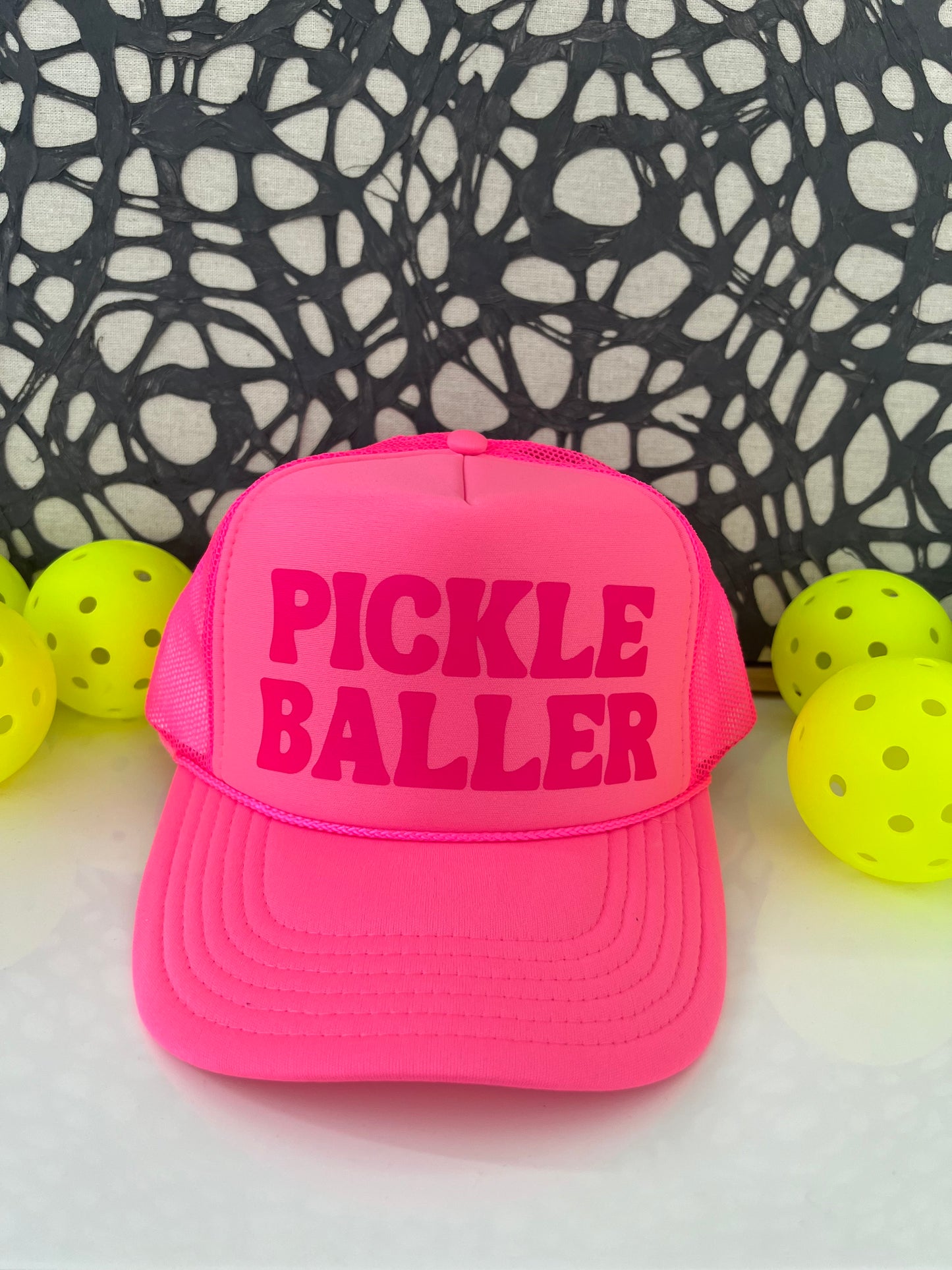 Pickleballer - Neon Pink Trucker